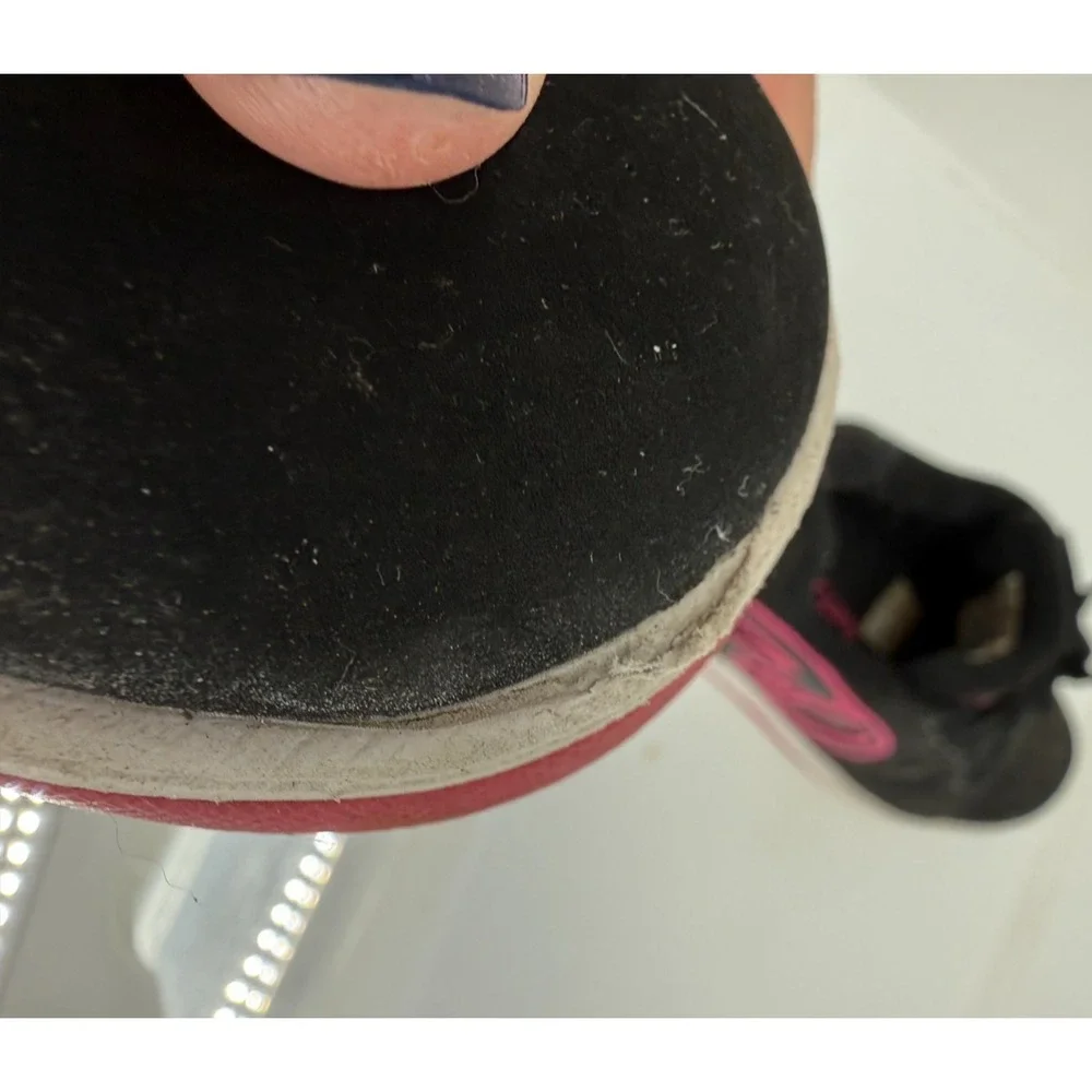Heelys Black Pink Roller Skate Shoes Youth 3 Y2K‎ Skater Emo Scene
